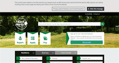 Desktop Screenshot of eastherts.gov.uk